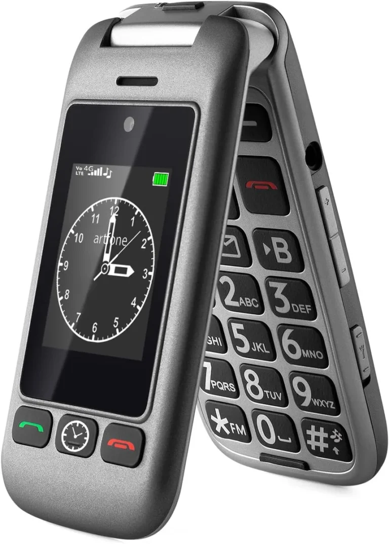 KELIN 4G Teléfono móvil Plegable para Personas Mayores con botón SOS