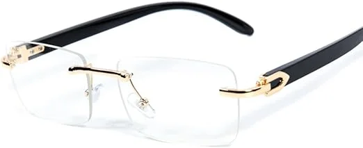 Street Knitted– Gafas de lente transparente para hombre