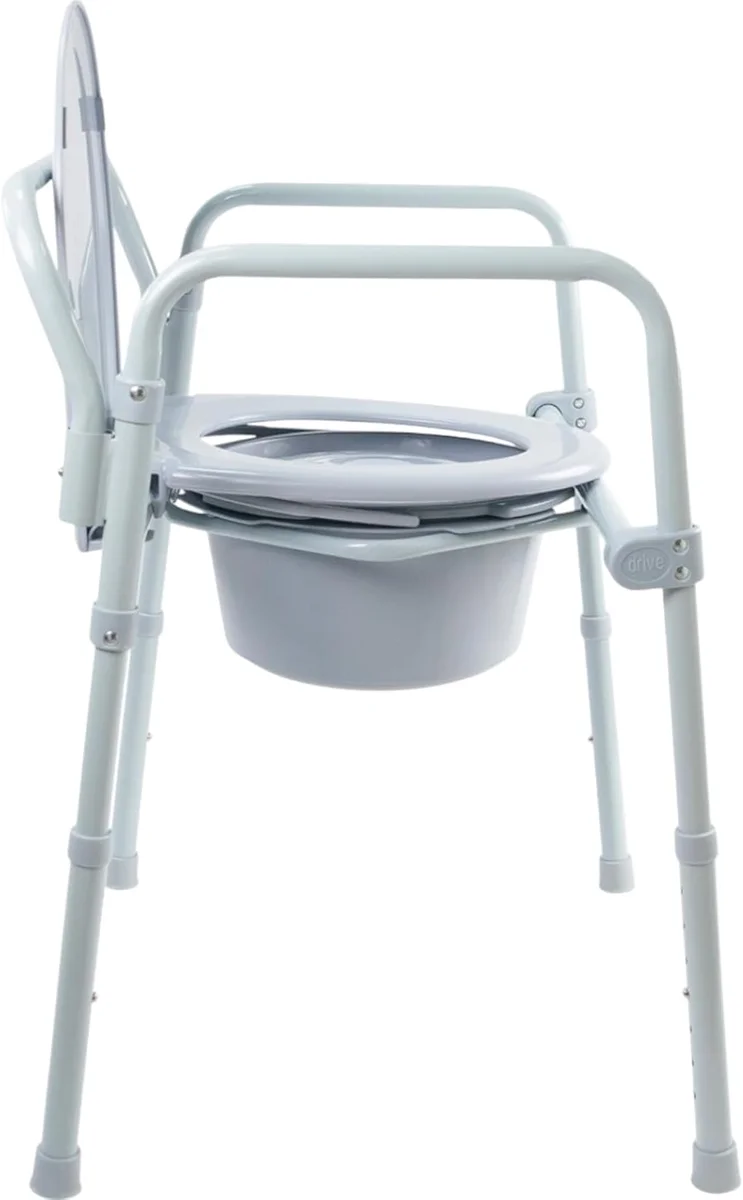 EQMED Silla Cómodo, Asiento Aumento Inodoro y Silla Ducha 3 en 1