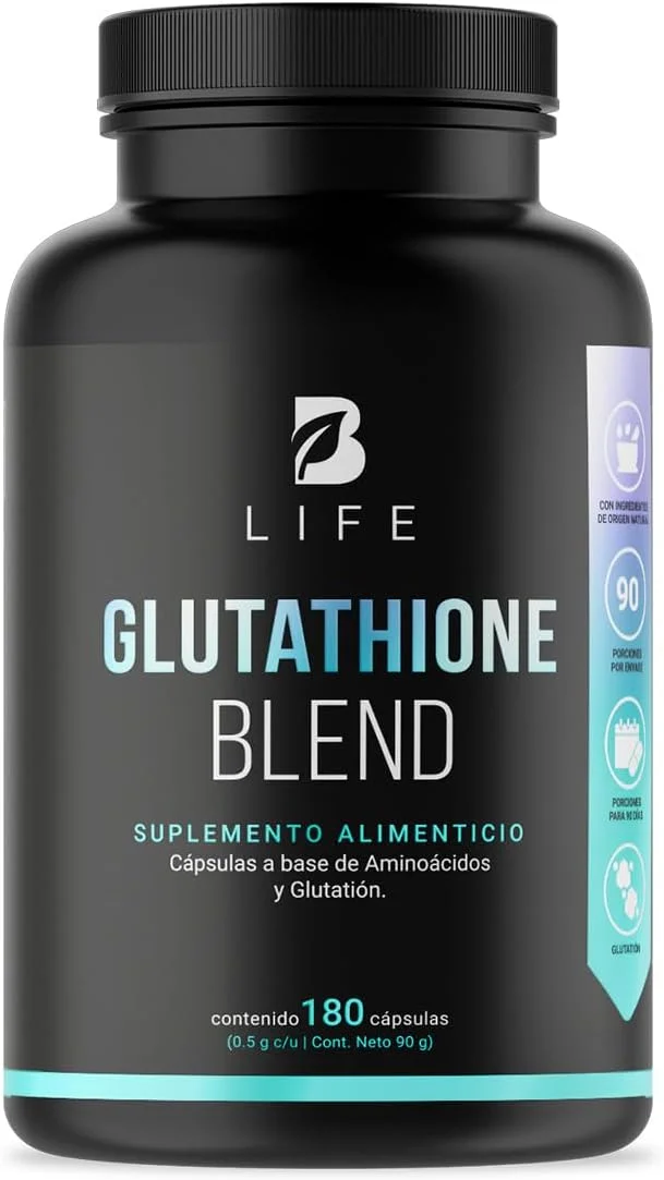 Glutatión 180 Cápsulas 500 mg. Glutatión